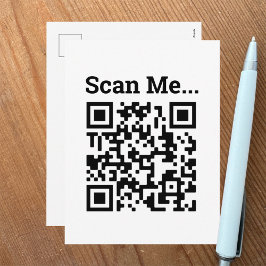 QR-Code-Design Postkarte