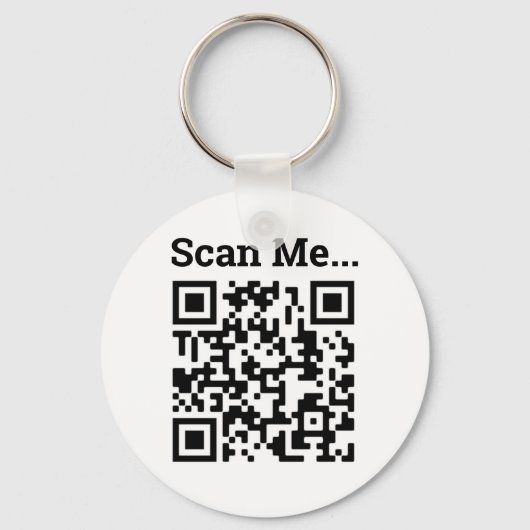 QR-Code-Design Schlüsselanhänger (Vorderseite)