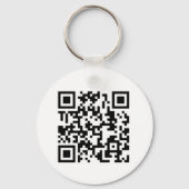 QR-Code-Design-Schlüsselanhänger Schlüsselanhänger (Rückseite)