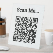 QR-Code-Design Sockelschild (In Situ)