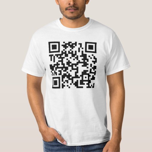 QR-Code-Design T-Shirt (Vorderseite)