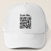 QR-Code-Design Truckerkappe (Vorderseite)