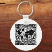 QR-Code - Die Welt Schlüsselanhänger (Vorderseite)