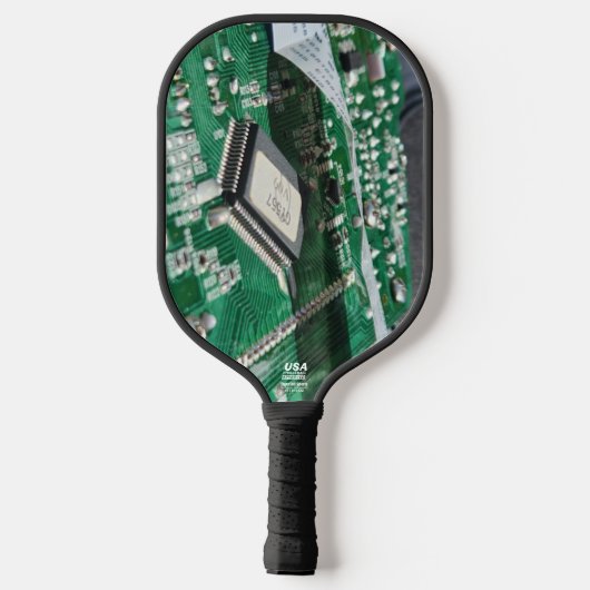 QR-Code, Digital Electronics Pickleball Paddle (Rückseite)