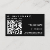 QR-CODE (digitale Ausgabe) Visitenkarte (Rückseite)