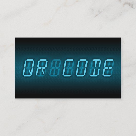 QR CODE: digitales Auslesen Visitenkarte (Vorderseite)