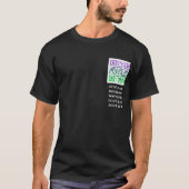 QR Code DoodleDrip.com T-Shirt (Vorderseite)