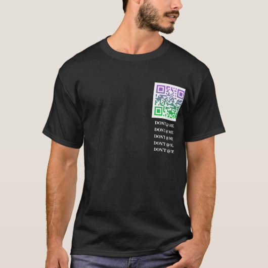 QR Code DoodleDrip.com T-Shirt (Vorderseite)