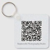 QR-Code Doppelseitiger Code für benutzerdefinierte Schlüsselanhänger (Vorderseite)