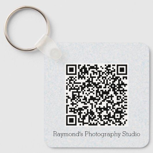 QR-Code Doppelseitiger Code für benutzerdefinierte Schlüsselanhänger (Vorderseite)