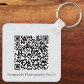 QR-Code Doppelseitiger Code für benutzerdefinierte Schlüsselanhänger (Rückseite)