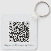 QR-Code Doppelseitiger Code für benutzerdefinierte Schlüsselanhänger (Rückseite)