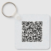 QR-Code Doppelseitiger Code für benutzerdefinierte Schlüsselanhänger (Vorderseite)