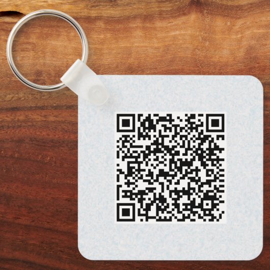 QR-Code Doppelseitiger Code für benutzerdefinierte Schlüsselanhänger (Vorderseite)