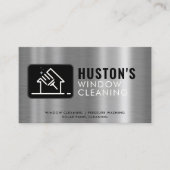 QR-Code Druckwäscher Power-Wash-Window-Cleaner Visitenkarte (Vorderseite)