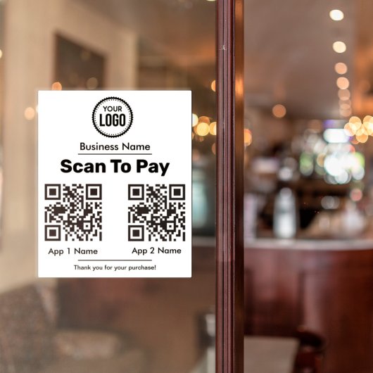 QR-Code E-Wallet-Bezahlung durch mobile digitale W Aufkleber