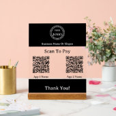 QR Code E-Wallet Payment By Mobile Digital Wallets Acrylschild (Hochzeit)