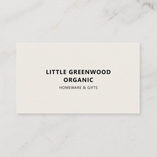 QR-Code Einfach moderner minimaler neutraler Insta Visitenkarte (Rückseite)