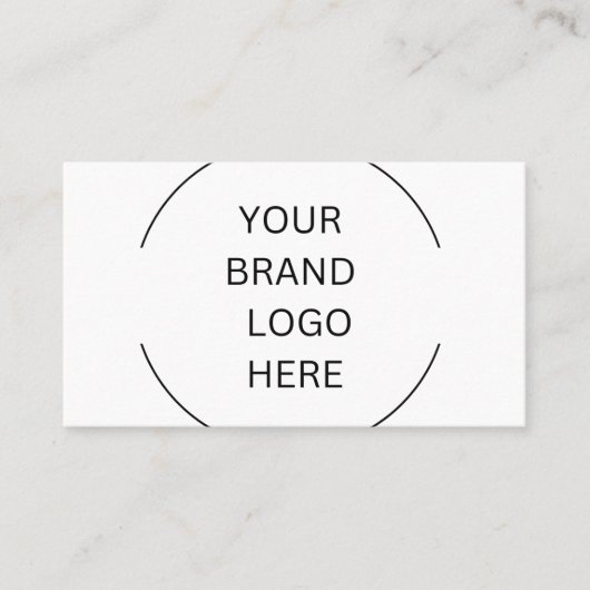 QR Code Einfach Visitenkarte (Vorderseite)