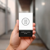 QR-Code Einfache Logo-Visitenkarte Visitenkarte