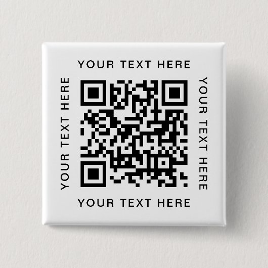 QR-Code einfache Website-Prüfung zu zahlen individ Button (Vorderseite)