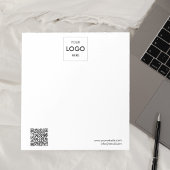 QR-Code Einfaches Notepad Notizblock