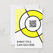 QR-Code Einladung (Vorderseite)
