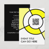 QR-Code Einladung (Vorne/Hinten)