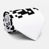QR-Code Einzigartig für Ihre eigene Design-Krawatt Krawatte (Gerollt)