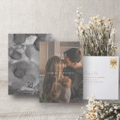 QR Code Elegante Foto Wedding Website Save The Date