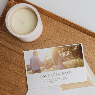 QR-Code Elegantes Script-Foto Hochzeitsskripte Spe Einladung