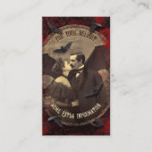 QR Code Ereignisdetails Halloween Romantischer Dra Begleitkarte (Vorderseite)