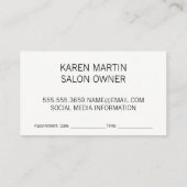 QR-Code | Ernennung Terminkarte (Rückseite)