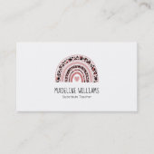 QR-Code Ersetzung der Teacher-Visitenkarte Visitenkarte (Vorderseite)