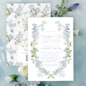 QR Code Etwas Blaues, bevor ich Brautparty mache Einladung