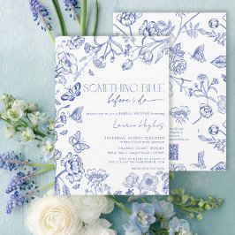 QR Code Etwas Blaues, bevor ich Brautparty mache Einladung