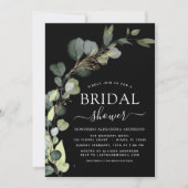 QR-Code Eucalyptus Einladung (Vorderseite)