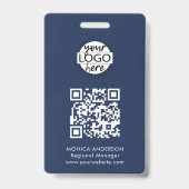 QR-Code-Event-Abzeichen Ausweis (Back)