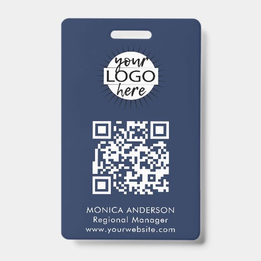 QR-Code-Event-Abzeichen Ausweis (Front)