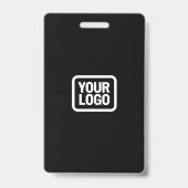 QR-Code-Eventabzeichen | Digitale schwarze Budget- Ausweis (Rückseite)