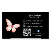 QR-Code Facebook Magnetische Visitenkarte (Vorderseite)