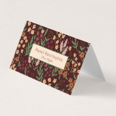 QR-Code Faltschachtel für Visitenkarten (Vorderseite)