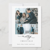 QR Code Family Video Script Foto Frohe Weihnachten (Vorderseite)