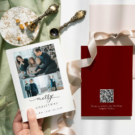 QR Code Family Video Script Foto Frohe Weihnachten