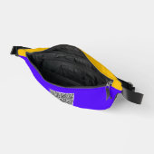 QR Code Fanny Pack mit benutzerdefiniertem Text un Bauchtasche (Offen)