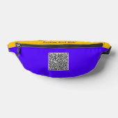 QR Code Fanny Pack mit benutzerdefiniertem Text un Bauchtasche (Ablage )