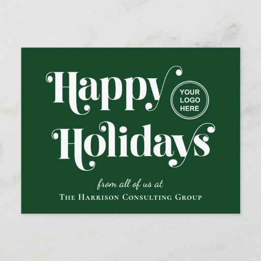 QR-Code Feiertagspostkarte (Vorderseite)