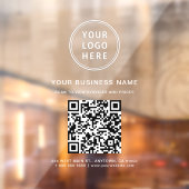 QR-Code Fensteraufkleber (Blatt 2)