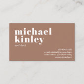 QR-Code fett moderner minimalistischer beruflich b Visitenkarte (Vorderseite)