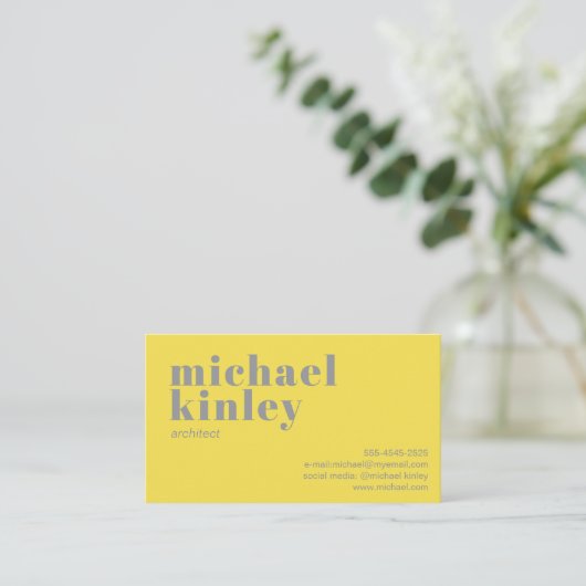 QR-Code fett moderner minimalistischer beruflich g Visitenkarte (Stehend Vorderseite)